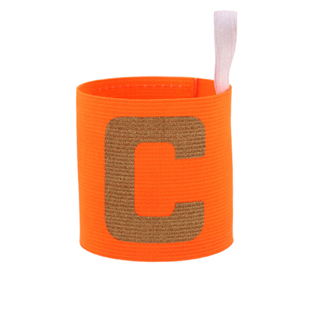 Kids Soccer Football Captain Arm Band Leader Competition Armband (Orange)