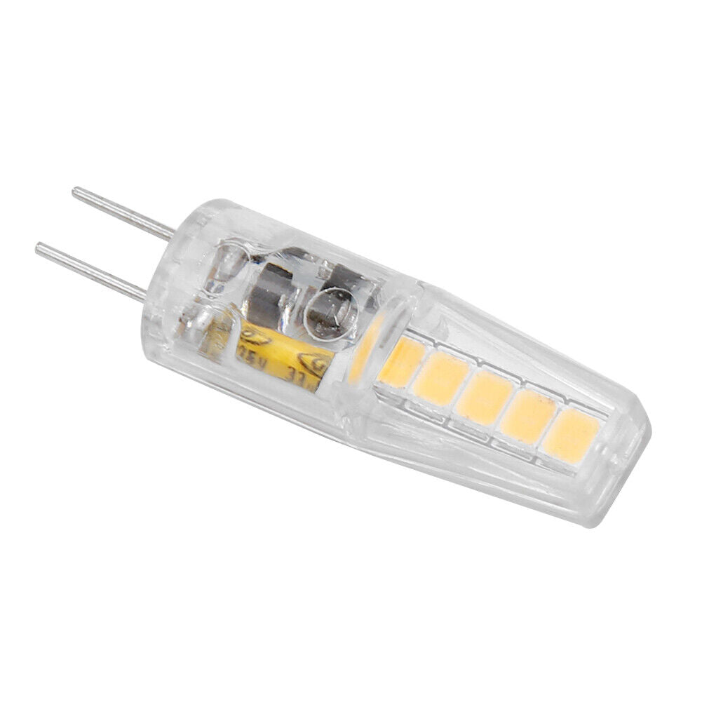 12V AC/DC G4 LED Lamp Bulb 2W SMD2835 10LED Chandelier Light Bulb (WW)