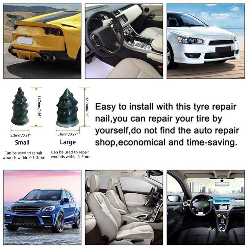 Tire Repair Screw Flat Tire Repair Rubber DIY Car Motorcycle Patch Self-Service