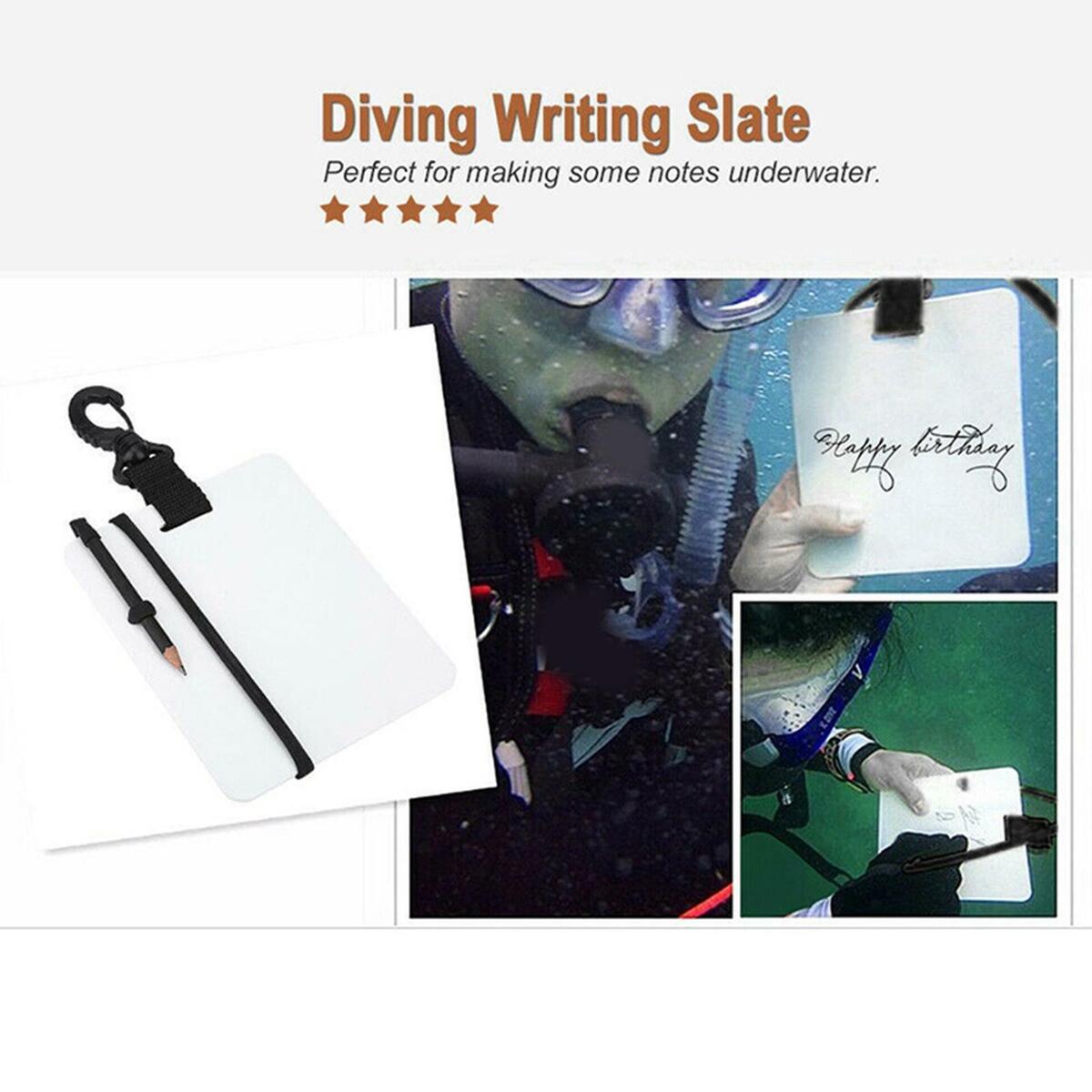 Scuba Underwater Writing Slates Tablet Board for Diving Swimming? Gear