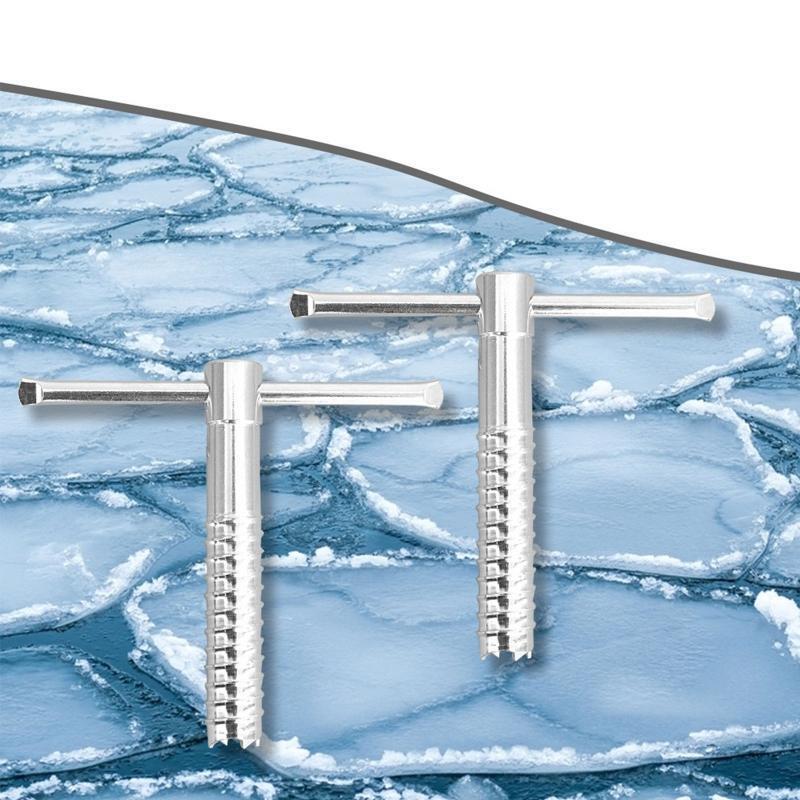 Outdoor Camping Accessories Durable Anti Deformed Metal Winter Ice Fishing Drill