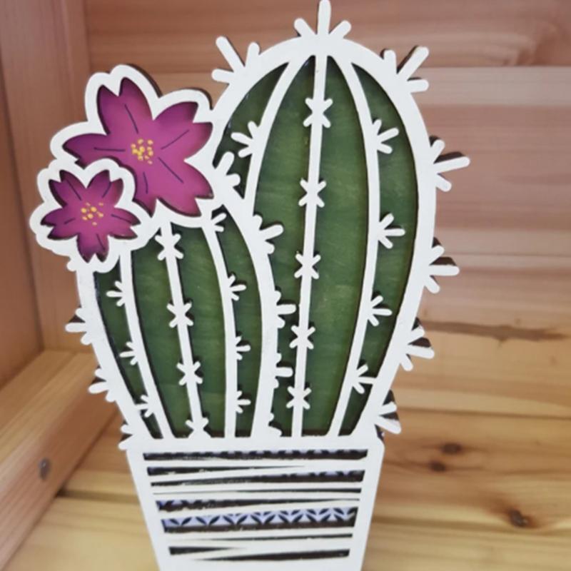 Cactus Metal Cutting Dies Stencil DIY Scrapbooking Album Paper Card Template