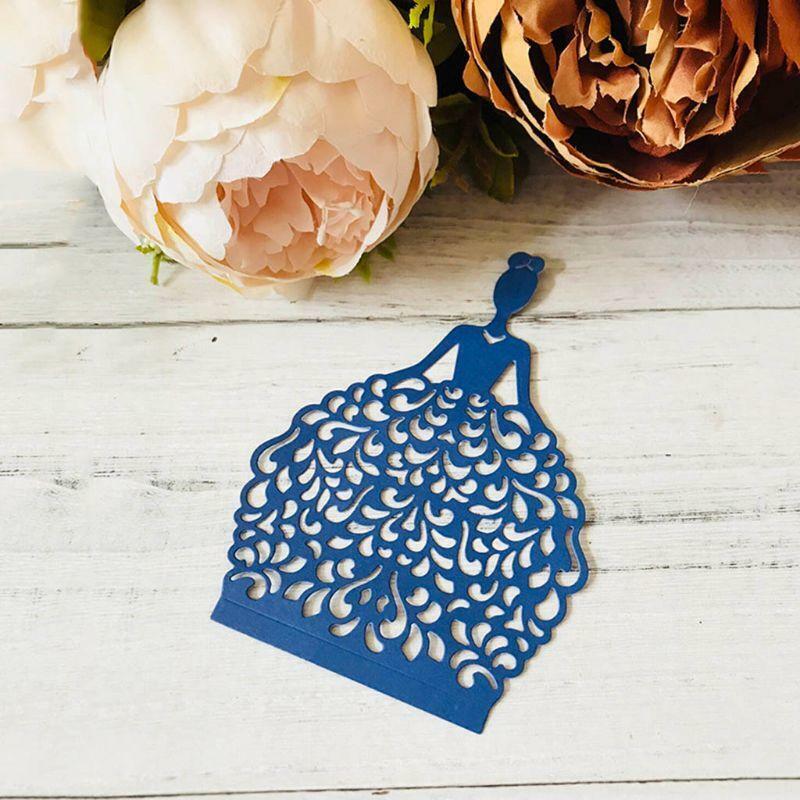 Beautiful Lady Metal Cutting Dies Stencil Scrapbooking DIY Album card Embossing