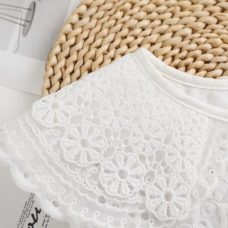 Lace False Collar Hollow Flower Women Faux Collar Exquisite Decoration