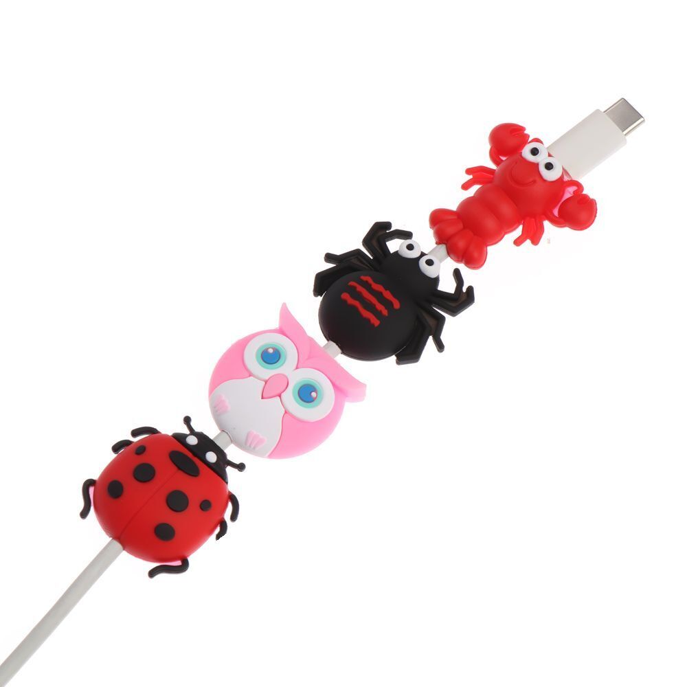 Earphone Wire Cord Protector Data Line Cover Silicone Case Cable Protectors