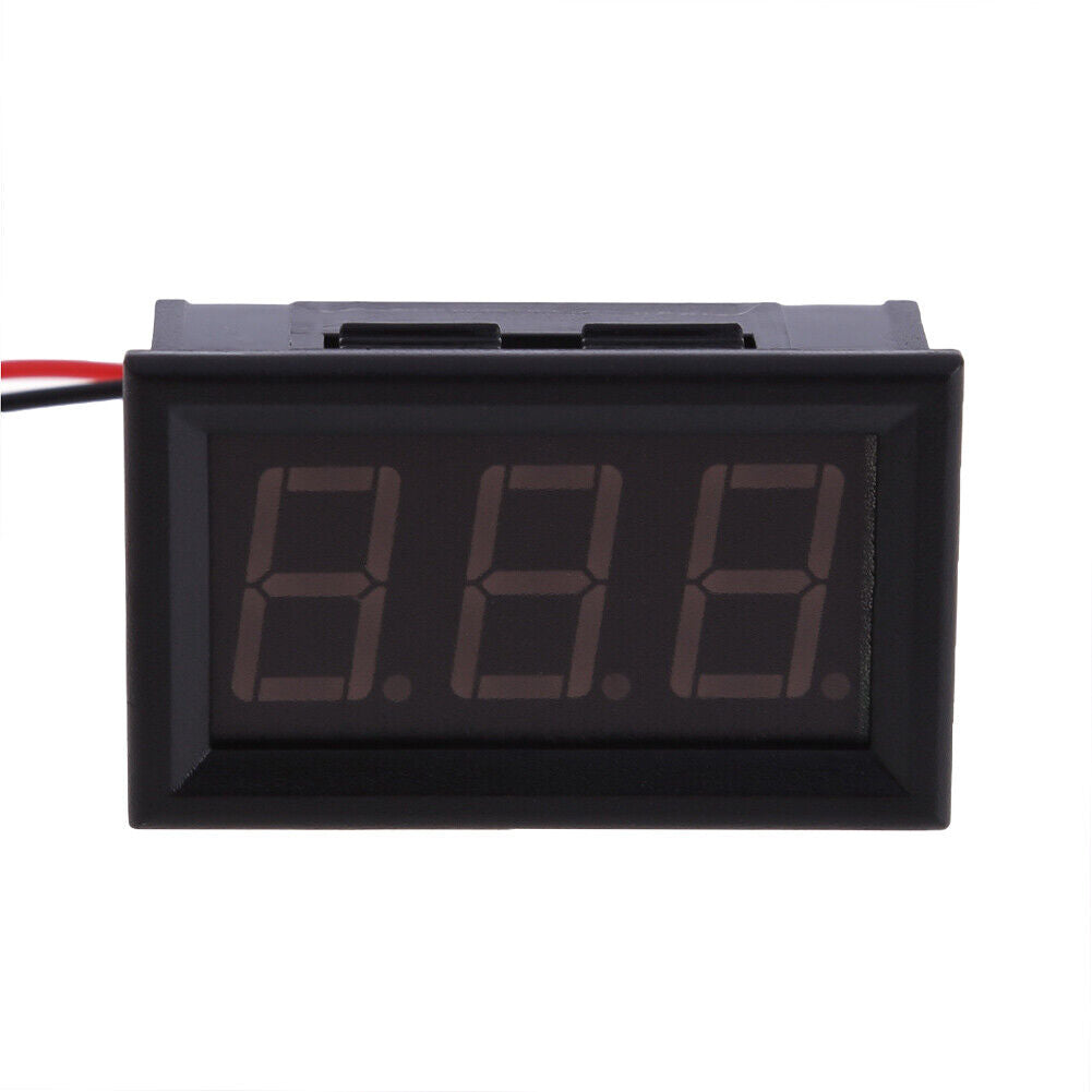 Blue LED AC 30-500V Digital Voltmeter Voltage Display w/ 2 Wires