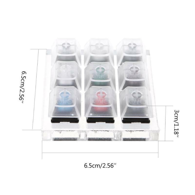 Mechanical Keyboard Switches 9 Cherry MX Keyboard Tester Kit Keycaps Testing