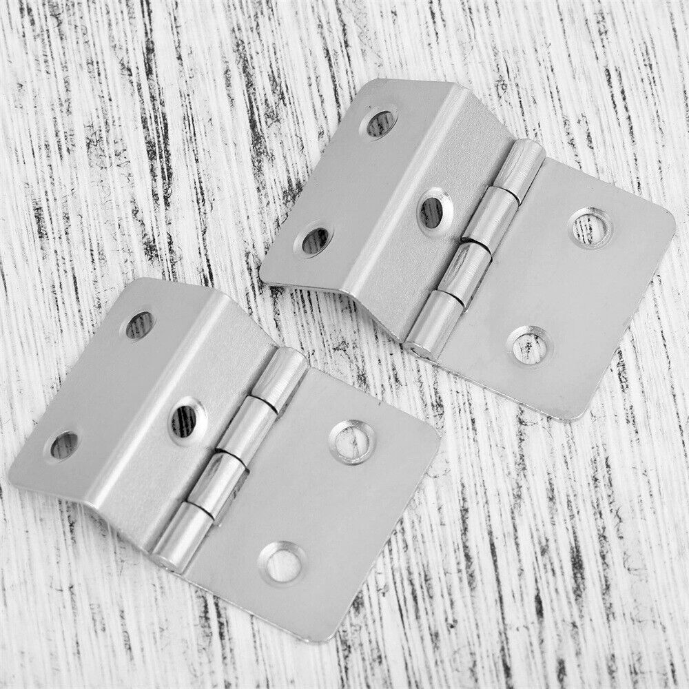 30mm*34mm Cabinet Hinges Cupboard Wardrobe Jewelry Box Door Hinge Chrome 2pcs