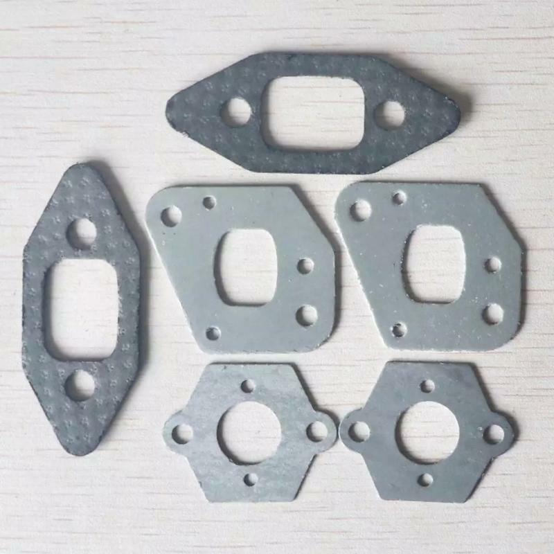 2 Set Portable Carburetor Intake Manifold Muffler Gasket Compatible w/ P350 351