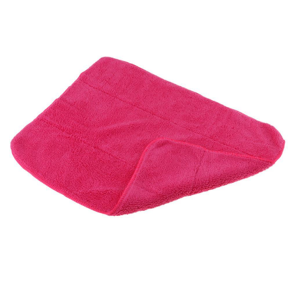 2pcs Microfiber Skate Wipe Care Cleaning Cloth Quick drying Clean Towel Blue