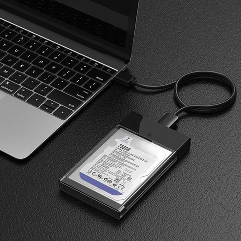 2.5 Inch USB 3.0 SSD Hard Drive Disk Box High Speed External HDD Enclosure Case