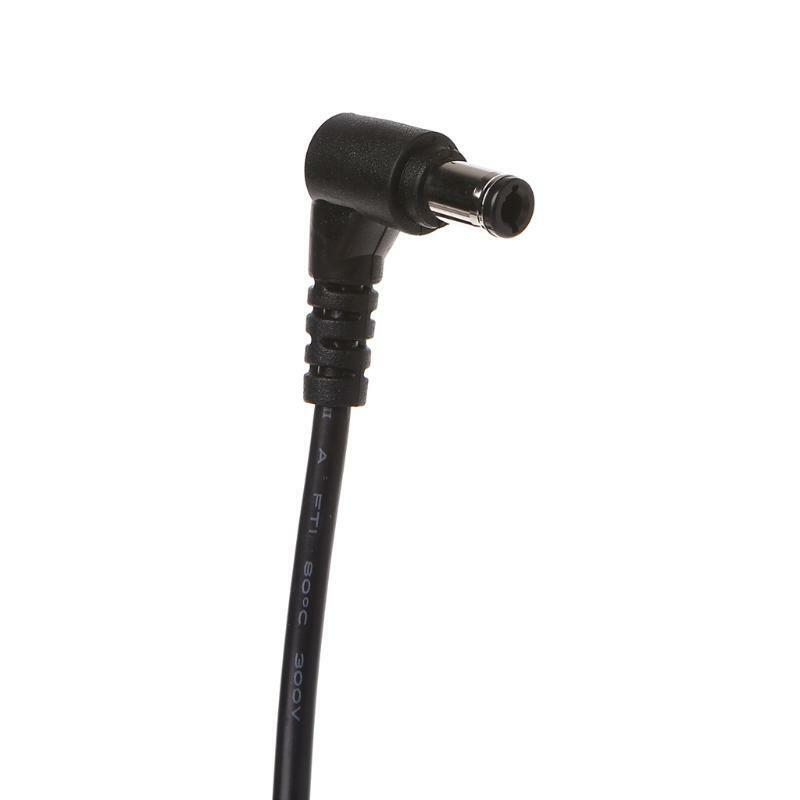 6.3*3.0mm Male Plug Right Angle DC Power Supply Adapter Cable For Toshiba Laptop