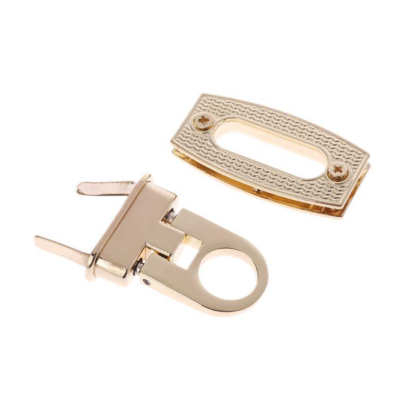 Metal Clasp Turn Lock Twist Locks for Handbag Shoulder Bag Purse Hardware DIY