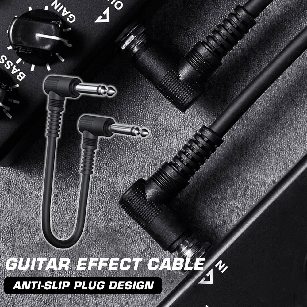 6.35 Electric Guitar Effect Pedal Cable 15cm Guitar Amplifier Patch Cord