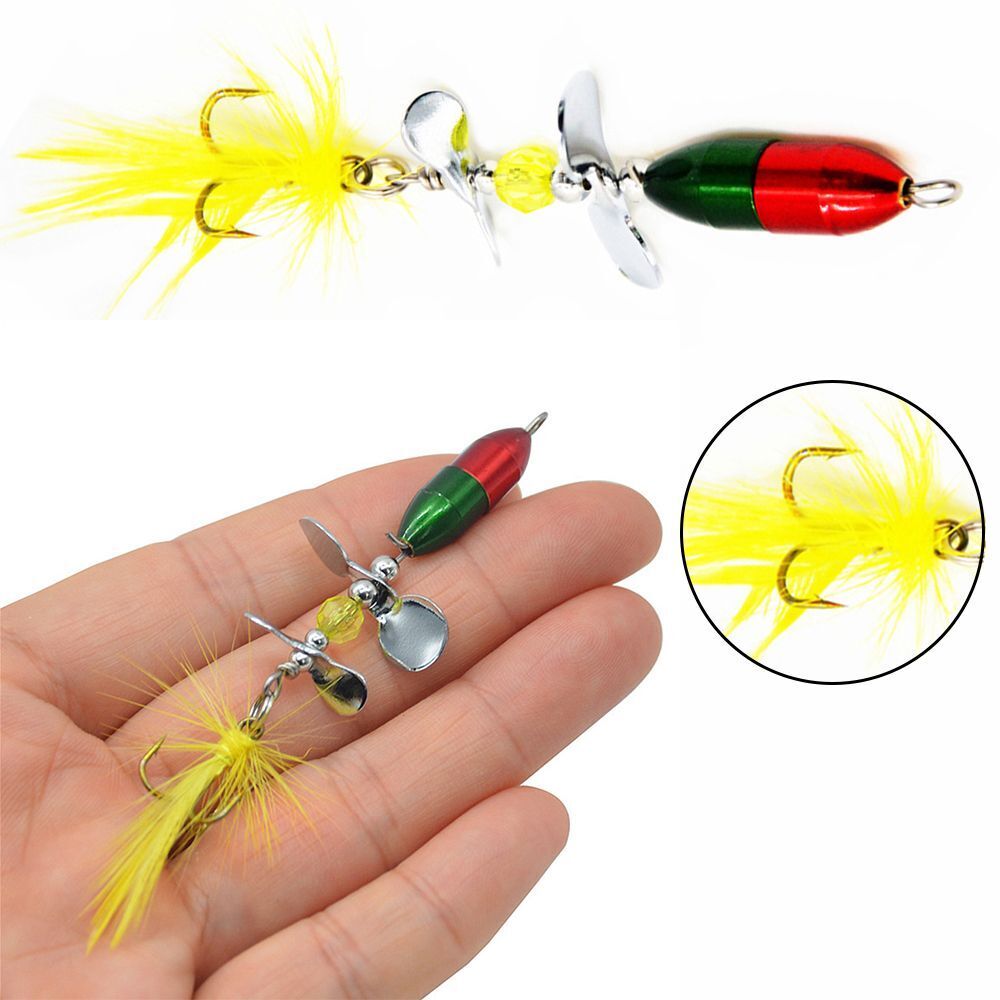 Noise Paillette Crank Bait Fishing Metal Lures Fishing Tackle Spoon Spinner