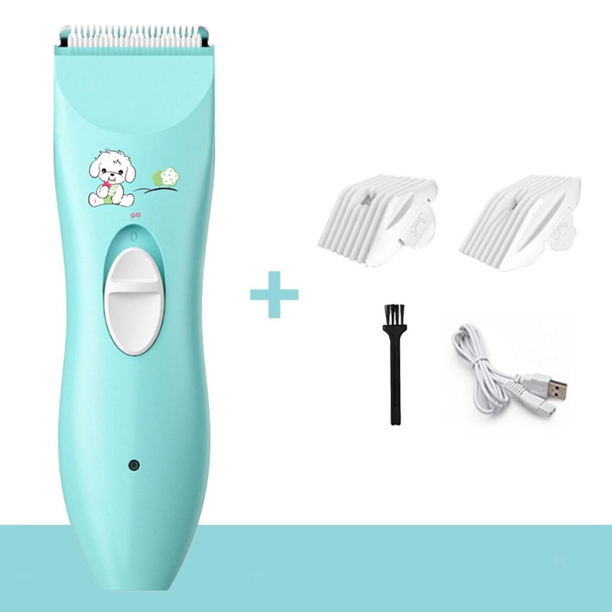 Ceramic Blade Electric Kids Hair Trimmer USB Charging for Child Fine Hair