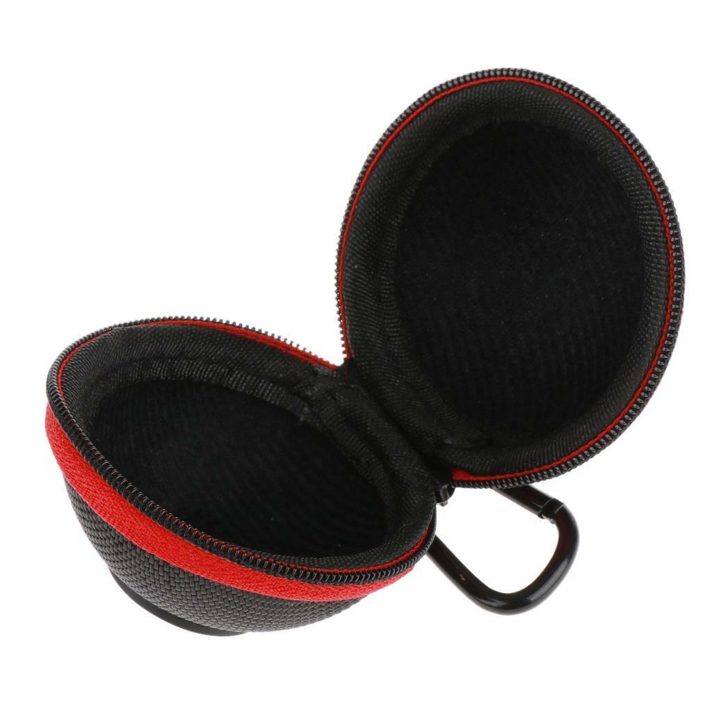 3 Pieces Durable   Cue Ball Case Bag Hard Cue  Black