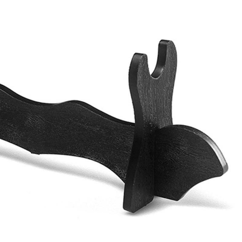 Black Sword Stand Portable Single Horizontal Plastic Display Stand Gift for Teen
