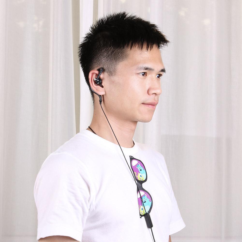 G Shape 2pin K Type In-ear Earpiece with PTT Mic for Baofeng Kenwood Radio