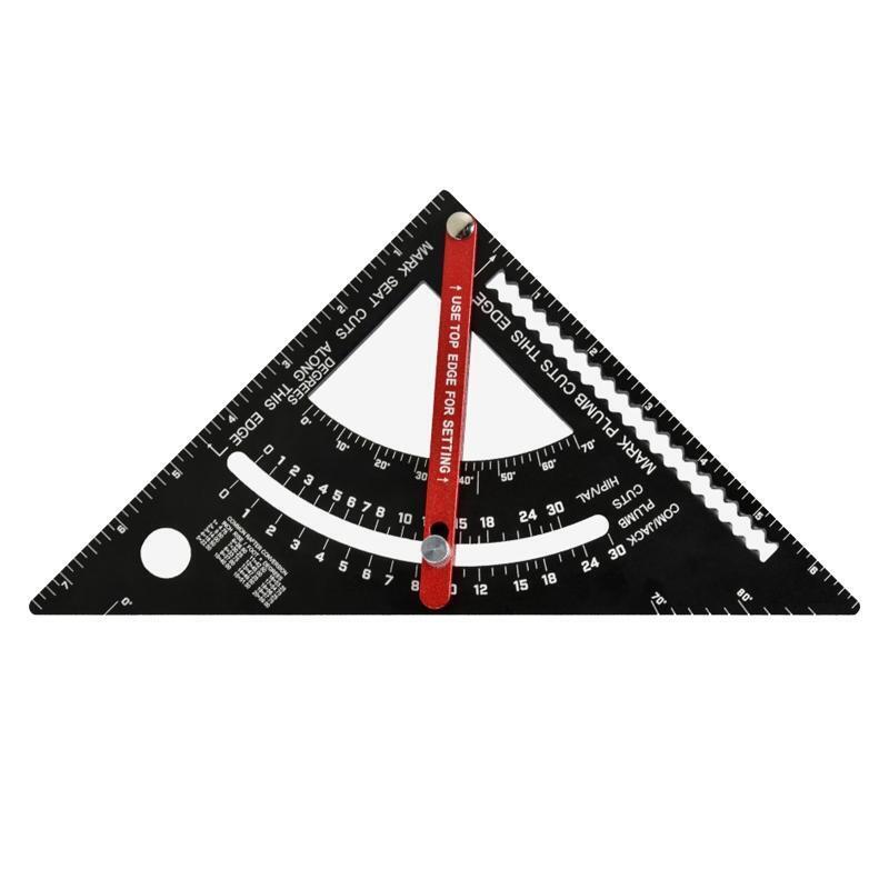 Aluminium Alloy Durable Folding Triangle Square Ruler for Carpentry Construction