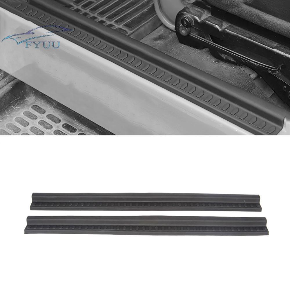 2x Entry Guard Door Sill Cover Scuff Plate Pads For Jeep Wrangler TJ 1997-2006