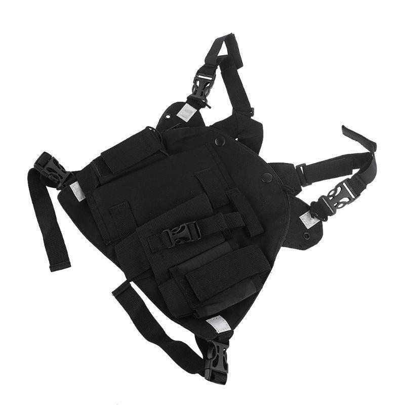 Radio Walkie Talkie Harness with Zipper for   Front Pack Vest Pouch Carry Case