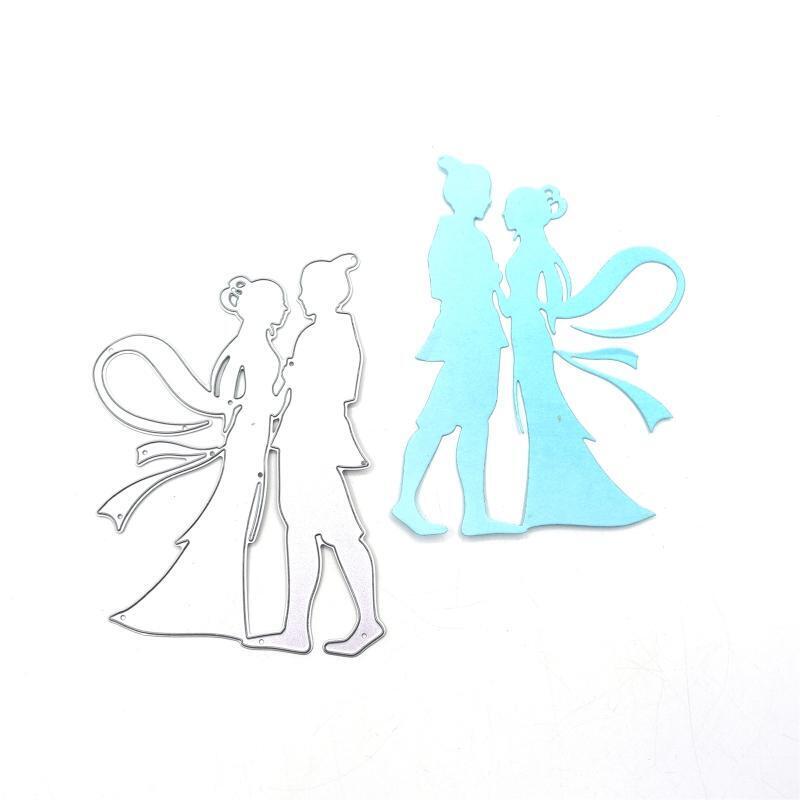 Couple Dancer Metal Cutting Dies Scrapbooking Stencil Die Cuts Card Embossing