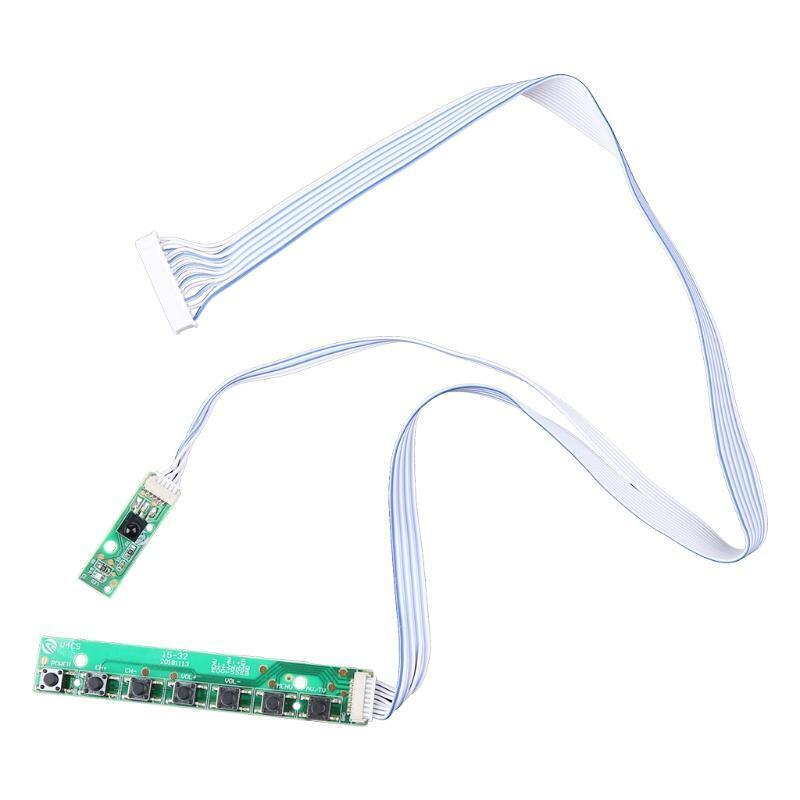 7 Universal Keyboard 3663 SKR.03 8503.03 IR to LCD TV Card Compliance QT526C