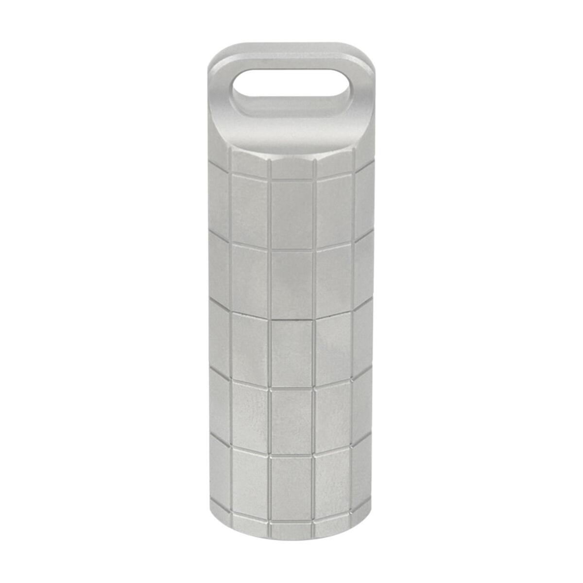 Pill Box Keychain Key Chain Emergency Moisture Proof Organizer for Camping