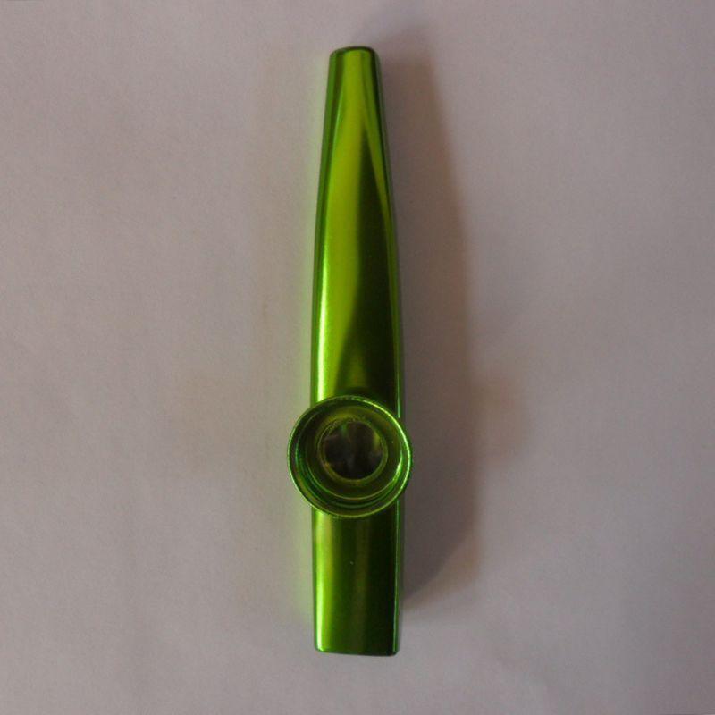 24 Pcs Multicolor Metal Kazoos Musical Instruments Flutes With 24 Pcs Kazoo Flut