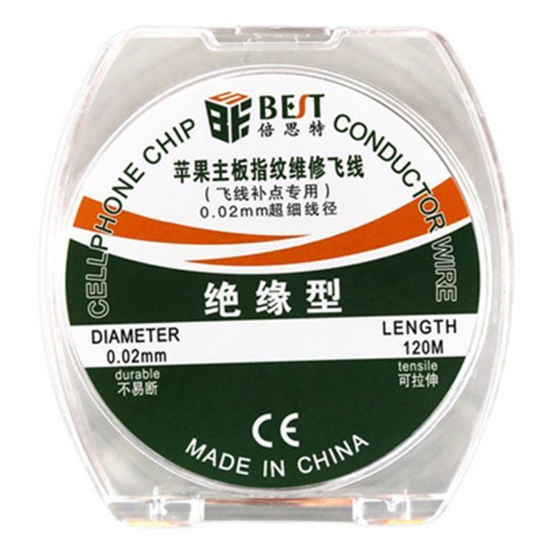 Phone Motherboard Fingerprint Jump Wire 0.02mm Soldering Pure Copper Conductor