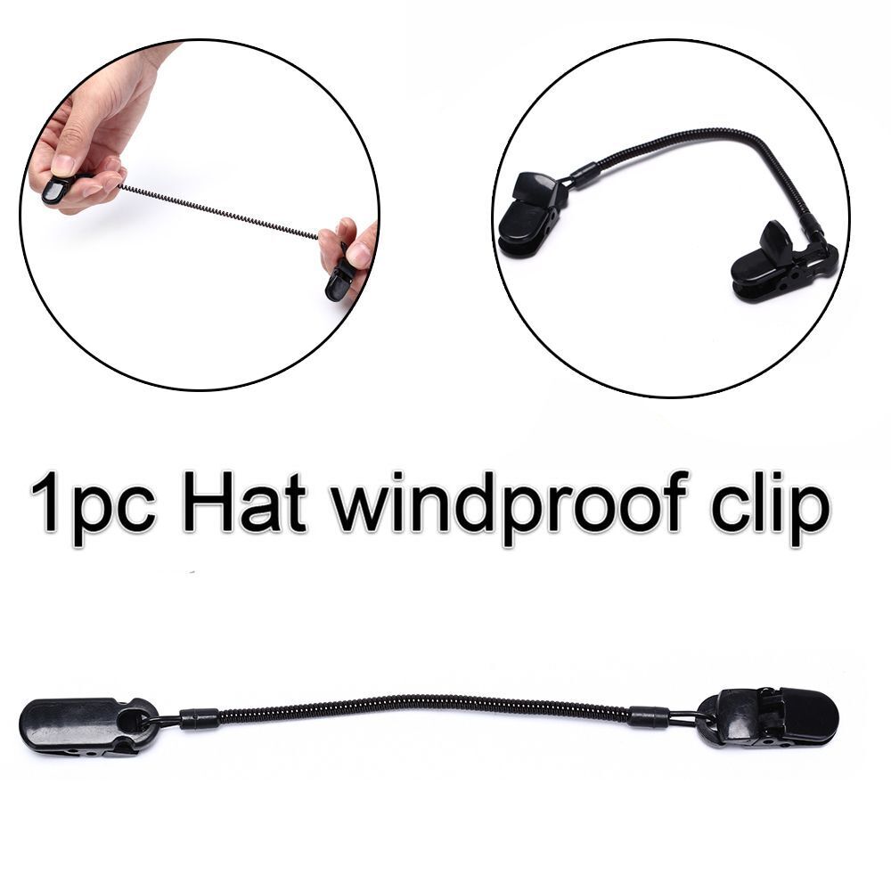 Eyewear Retainer Plastic Windproof Clips Fishing Cap Holder Hat Windy Clip