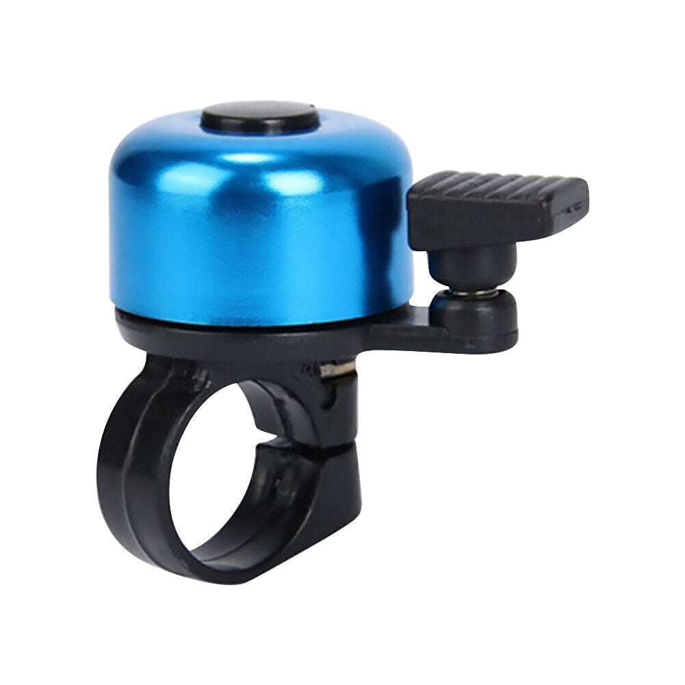 2x Metal Bike Bells Safety Cycling Handlebar Sound Alarm Horn Ring (Blue)