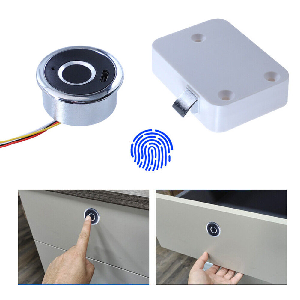 Intelligent Fingerprint Drawer Lock Electronic File Cabinet Biometric Lock