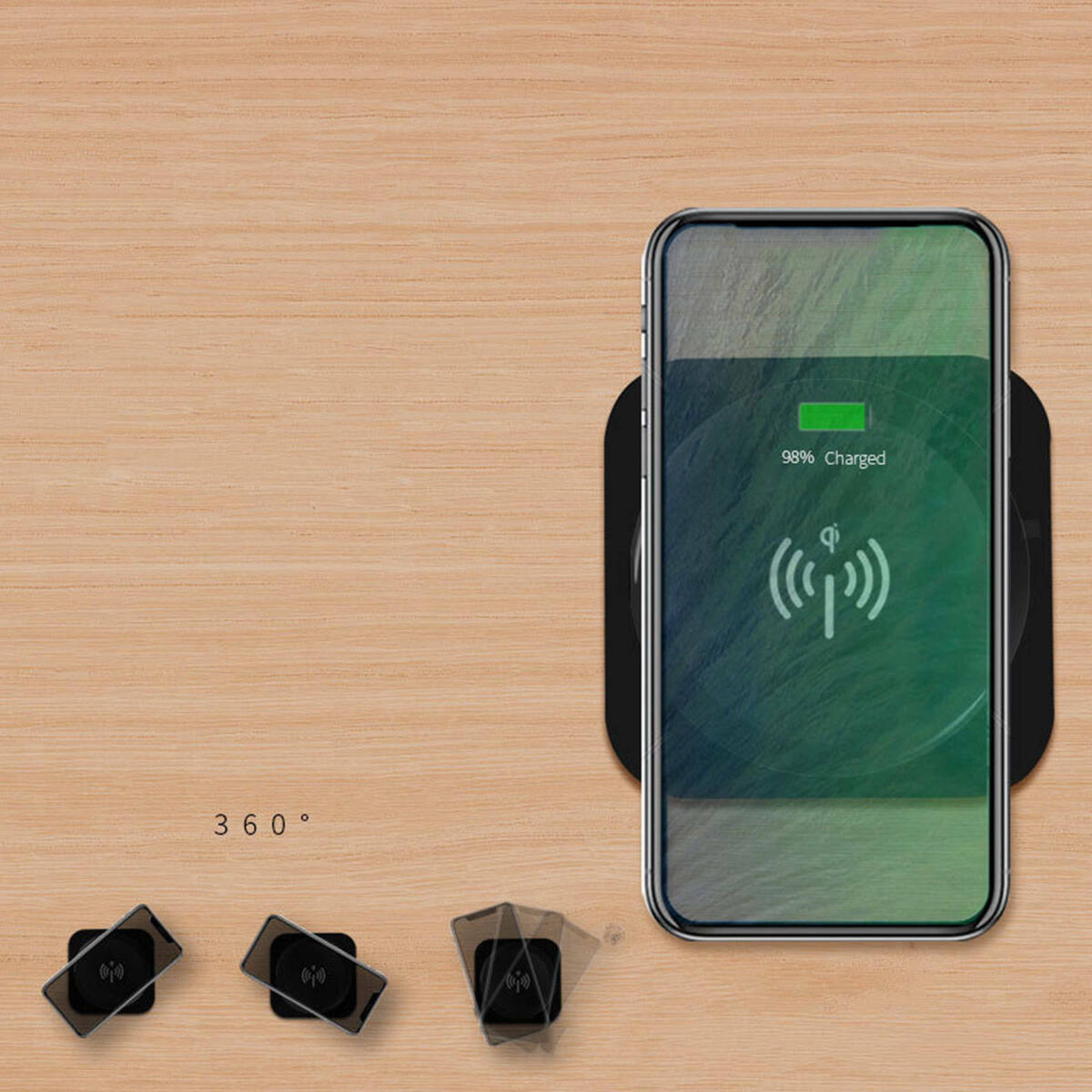 Charger Qi Embedded Space Charging Charging   Phones