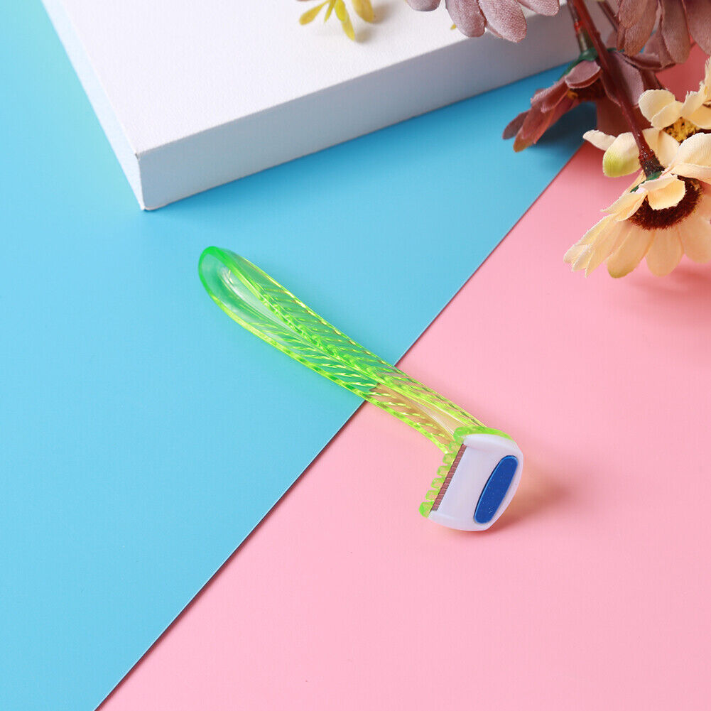 Portable Disposable Woman Bikini Hair Remover Razor Shaver Trimmer(Green)