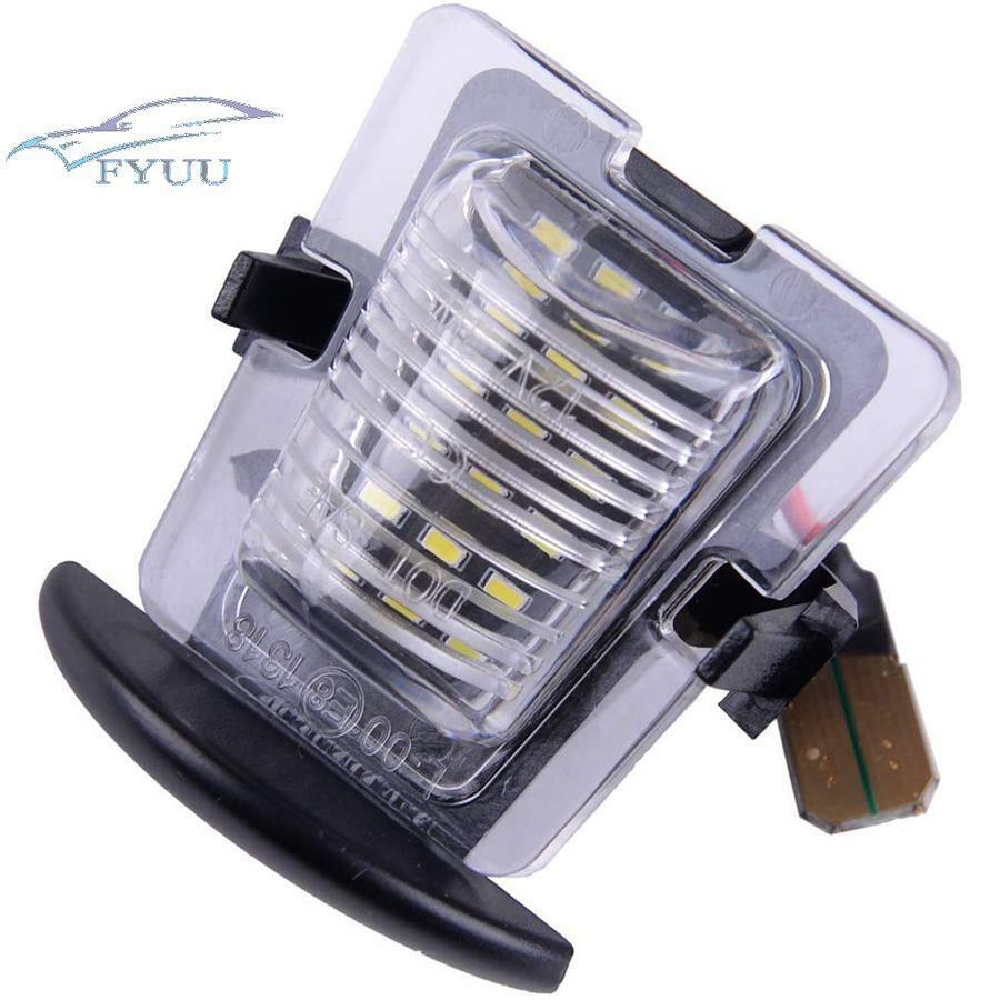 2 x LED License Plate Lights Rear Bumper Lamps For Jeep Wrangle JK JKU 2007-2018