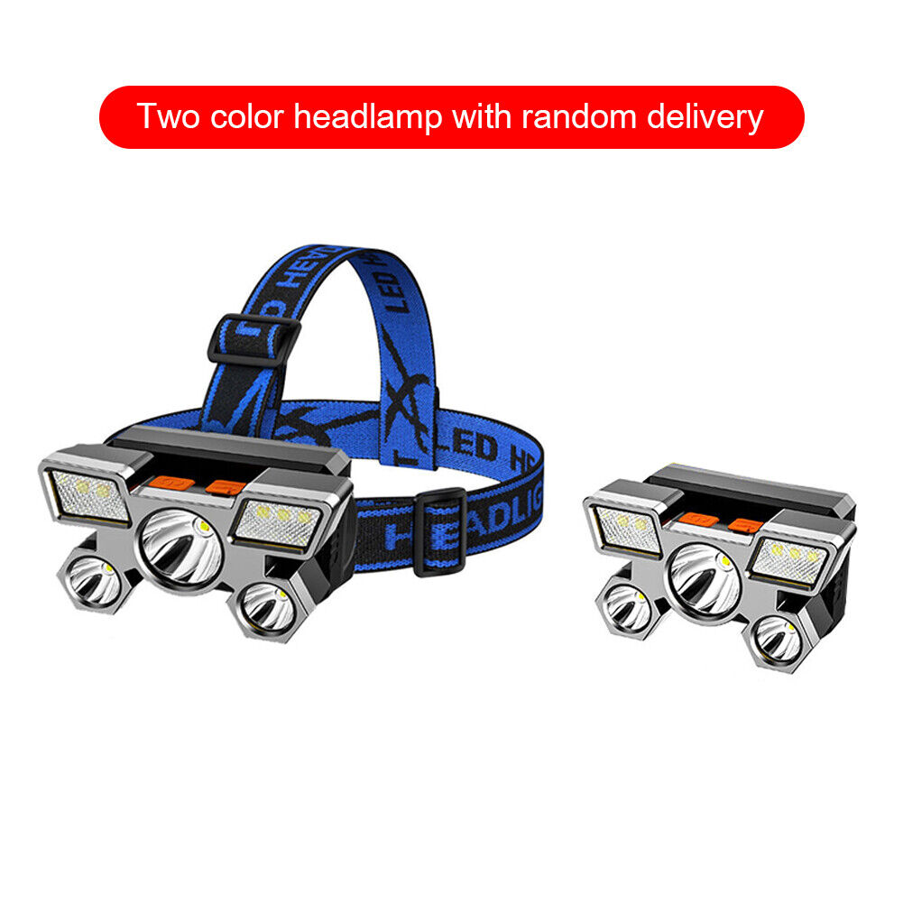 350LM LED Headlamp USB Rechargeable Waterproof Outdoor Fishing Headlight