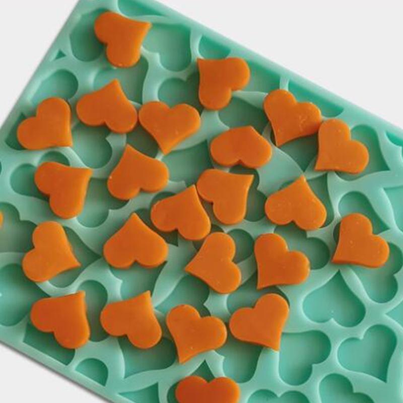 Silicone Heart Moulds for Wax Melts Heart Silicone Mould Food Candy DIY Molds