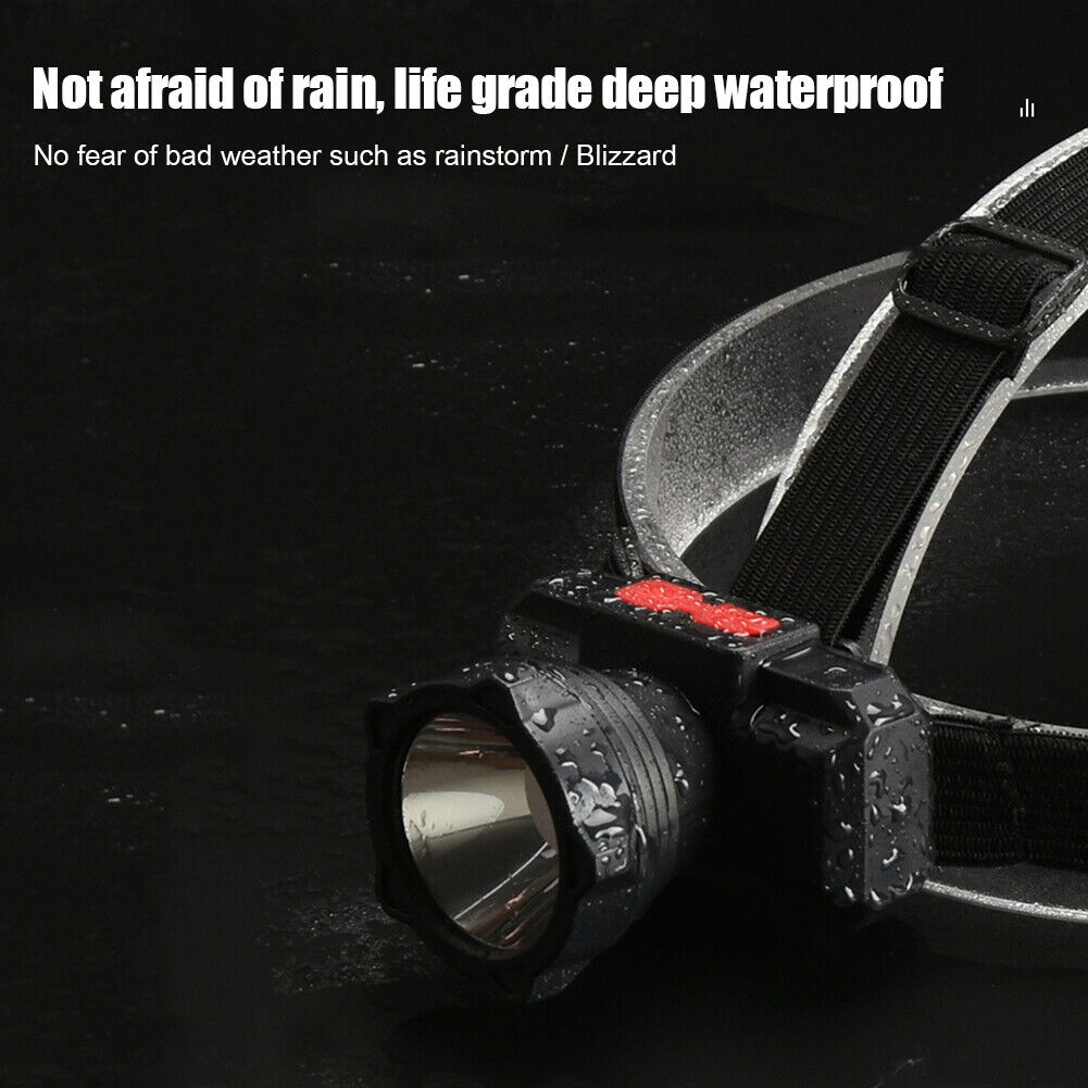 1200mAh Portable Fishing LED Headlight USB Rechargeable Waterproof Headlamp