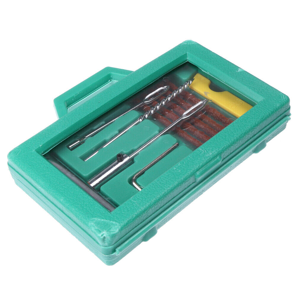 Car Bike Auto Tubeless Tire Tyre Needle Tool Sets Puncture Plug Repair Tool