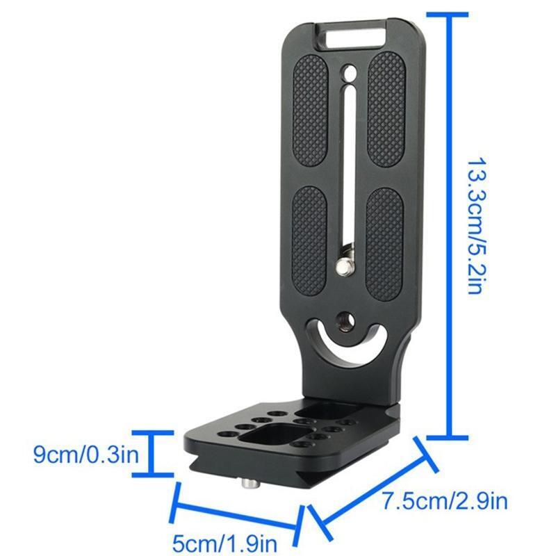 Tripod Head Quick Release Plate for 77D D800 Digital Camera Stabilizer Accs
