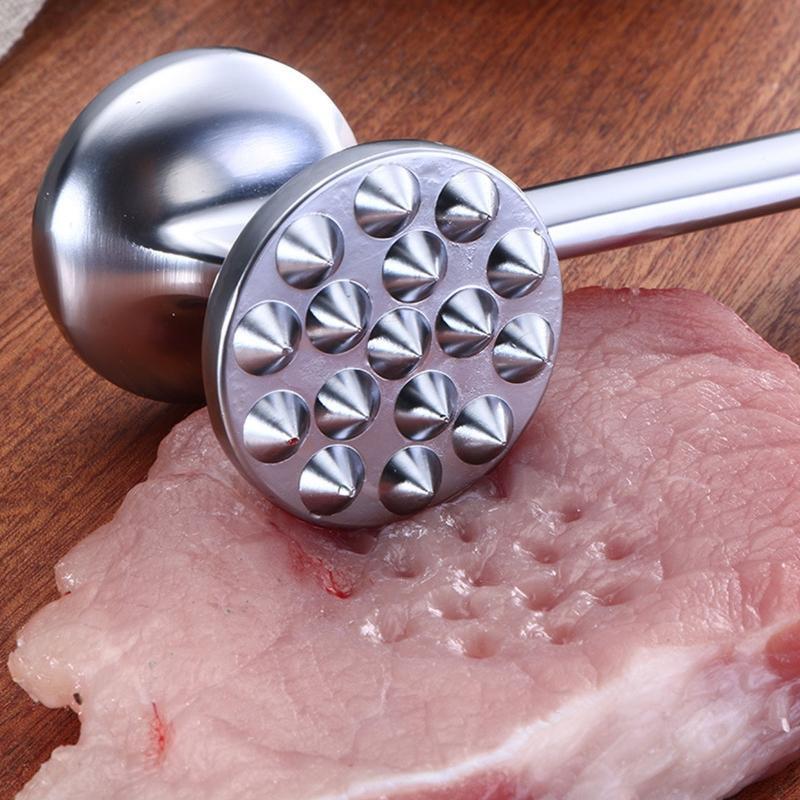 Meat Tenderizer Stainless Steel 304 Hammer Mallet Tool for Lamb and Minced Meat