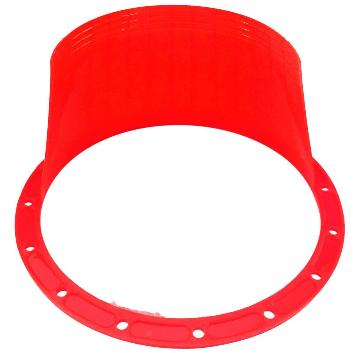 Pair Waterproof Car Audio 6.5'' Dia Speaker Spacers Extender Rings - Red