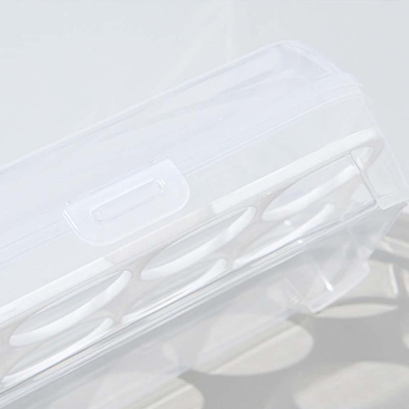 Transparent 8 Grids Travel Beauty Powder Puff Storage Box Makeup Egg Drying Case