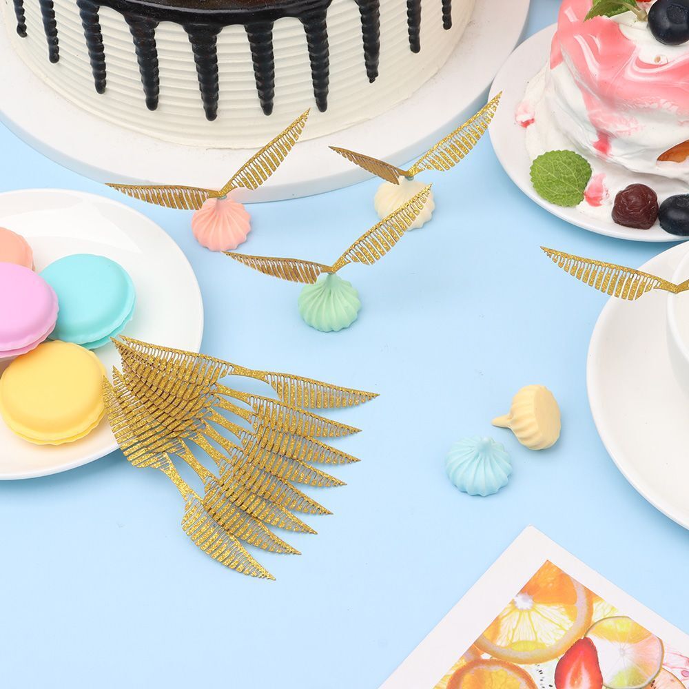 Cake Decor Wings Chocolate Decoration Wafer Hollowed Wings Cupcake Toppers