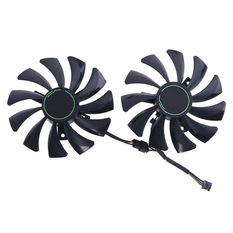 1 Pair HA9010H12F-Z 4Pin Cooler Fan Replacement for MSI GTX 1060 1660Ti RTX 2060