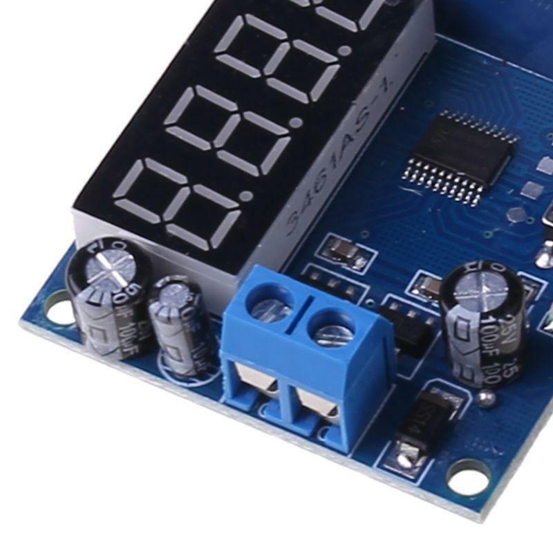 12V DC LED Display Digital Delay Timer Control Switch Module PLC Automation