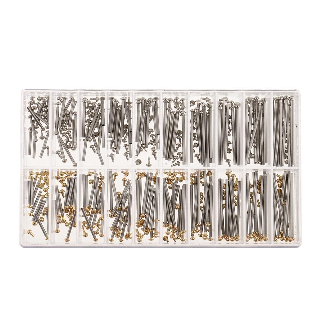Assortment Tube Friction Pin Clasps Straps Bracelets Rivet Ends 10mm-28mm
