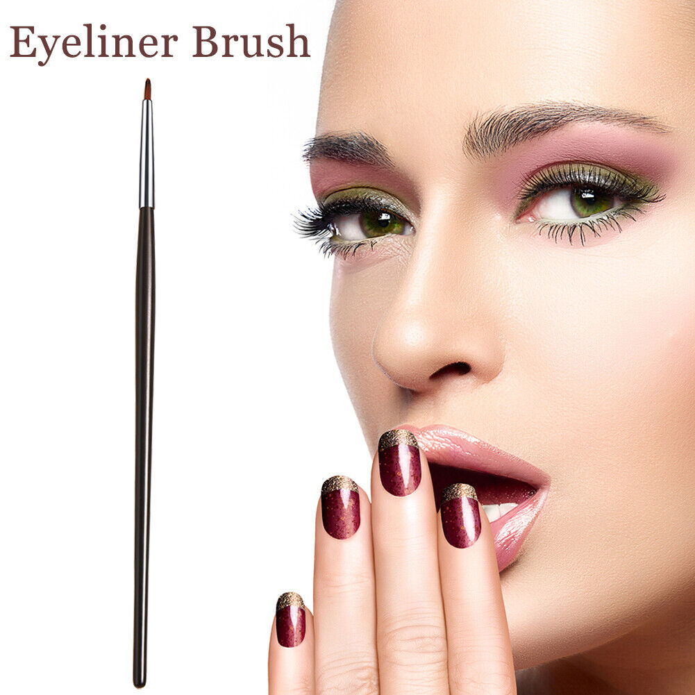 Makeup Eyeliner Brush Wooden Handle Eye Liner Fluffy Brushes Cosmetics Tool